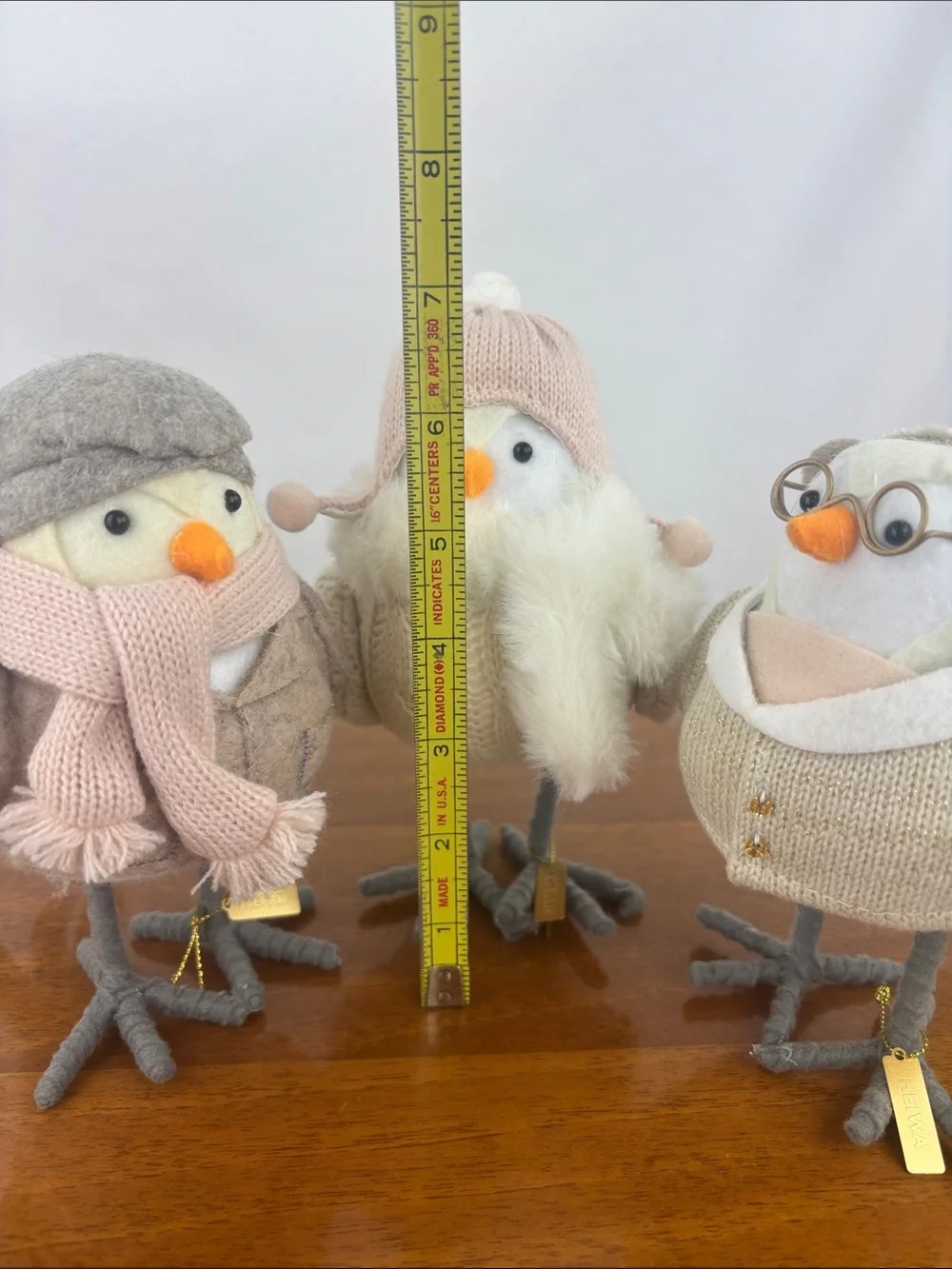 2024 Target Wondershop featherly friends Christmas collection birds set of three